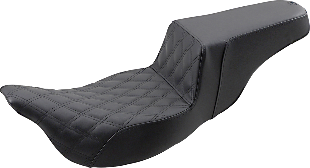SADDLEMEN Step-Up Seat - Extended Reach - Front Lattice Stitch - FL '08-'24 808-07B-172E — image 1
