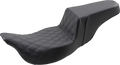 SADDLEMEN Step-Up Seat - Extended Reach - Front Lattice Stitch - FL '08-'24 808-07B-172E — image 1