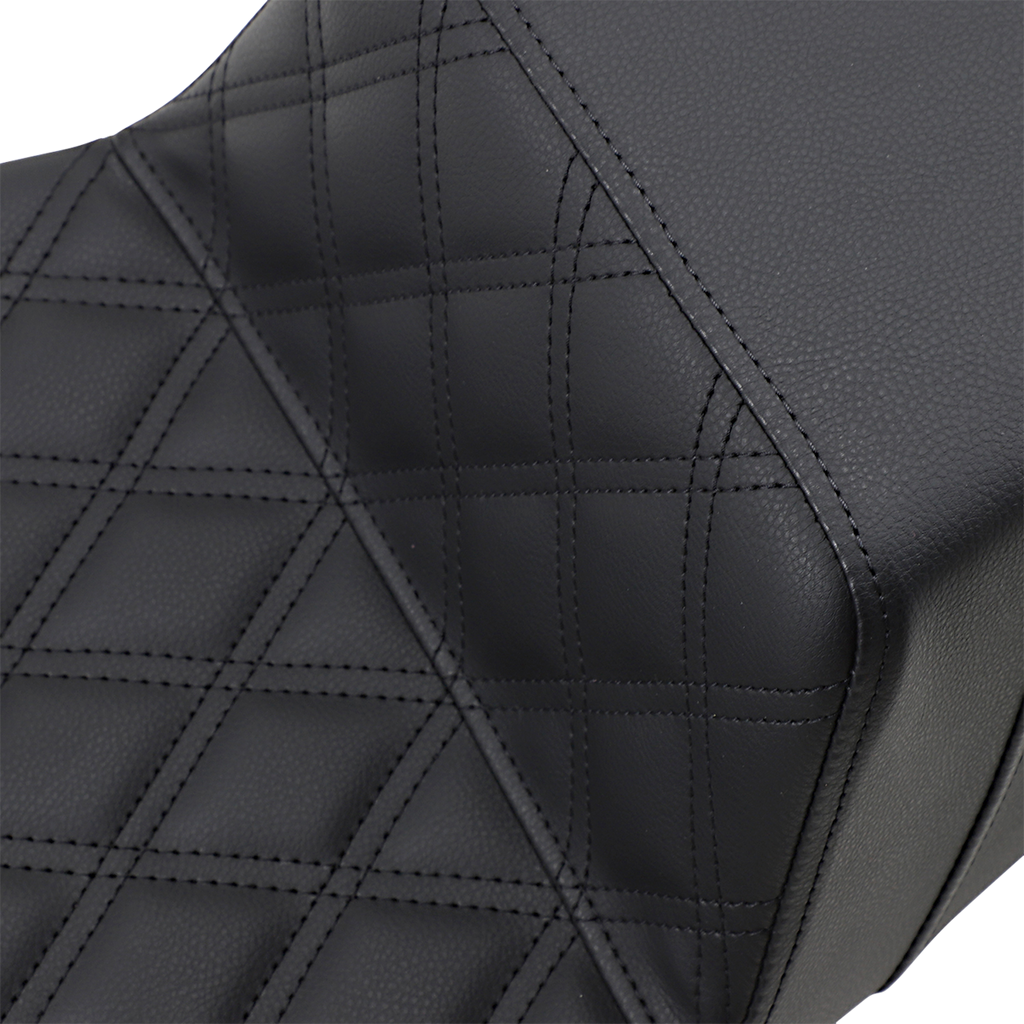 SADDLEMEN Step-Up Seat - Extended Reach - Front Lattice Stitch - FL '08-'24 808-07B-172E — image 2