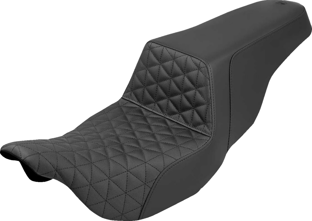 SADDLEMEN Step-Up Seat - Tri-Gripper - Black - FLH/FLT '08-'24 808-07B-179 — image 1