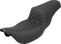SADDLEMEN Extended Reach Step-Up Seat - Tri-Gripper - Black - FLH/FLT '08-'24 808-07B-180 — image 1