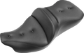 SADDLEMEN Pillow-Top Roadsofa™ Seat - with Backrest - Black - FLH/FLT '08-'24 808-07B-181 — image 1