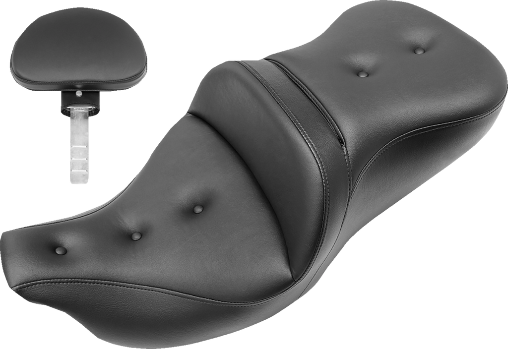 SADDLEMEN Extended Reach Roadsofa™ Seat - Pillow Top - Backrest - FL '08-'24 808-07B-183BR — image 1