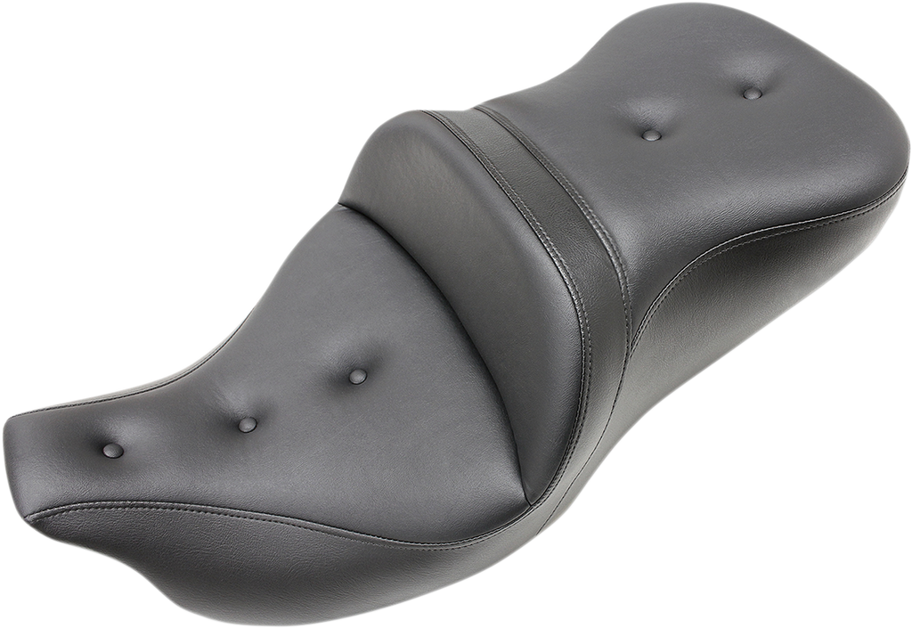 SADDLEMEN Roadsofa™ Seat - Carbon Fiber - with Backrest - Black - FL '09-'24 808-07B-185TBR — image 2