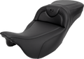 SADDLEMEN Roadsofa™ Extended Reach Seat - Carbon Fiber - Black Stitch - without Backrest - FL '08-'24 808-07B-18600 — image 1
