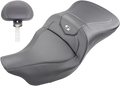 SADDLEMEN Extended Reach Roadsofa™ Seat - Carbon Fiber - Backrest - FL '08-'24 808-07B-186BR — image 1