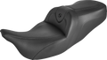 SADDLEMEN Roadsofa™ Seat - without Backrest - Black/Black Stitch - FLH/FLT '08-'24 808-07B-187 — image 1