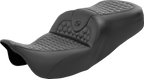 SADDLEMEN RoadSofa™ Seat - Honeycomb - with Backrest - Heated - FL '08-'23 808-07B-189BRHC — image 2
