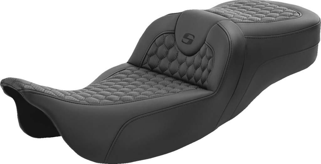 SADDLEMEN RoadSofa™ Seat - Honeycomb - Extended Reach - FL '08-'24 808-07B-190 — image 1