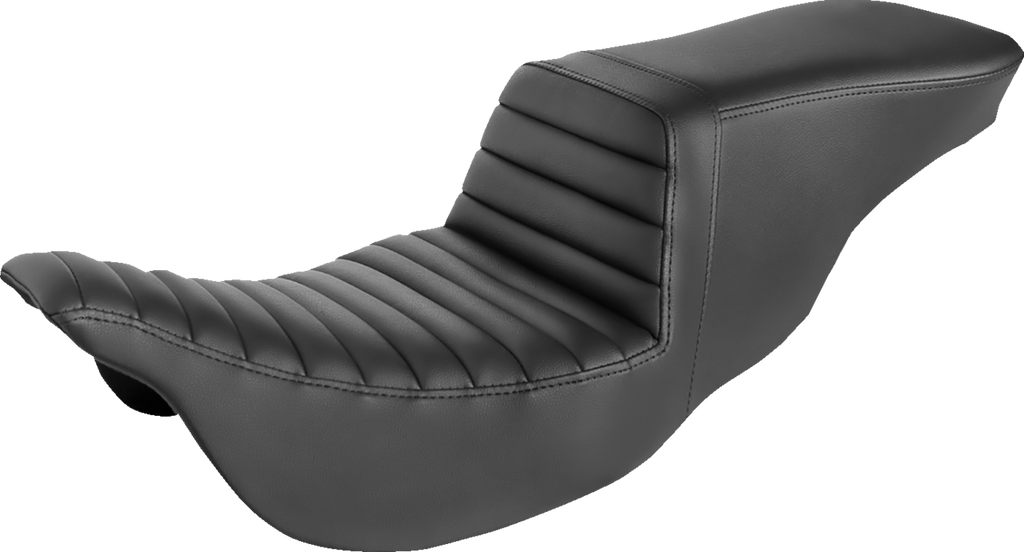 SADDLEMEN Tour Step-Up Seat - Tuck-n-Roll - Black - FL '08-'24 808-07B-191 — image 1