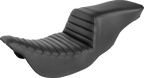 SADDLEMEN Tour Step-Up Seat - Tuck-n-Roll - Black - FL '08-'24 808-07B-191 — image 1