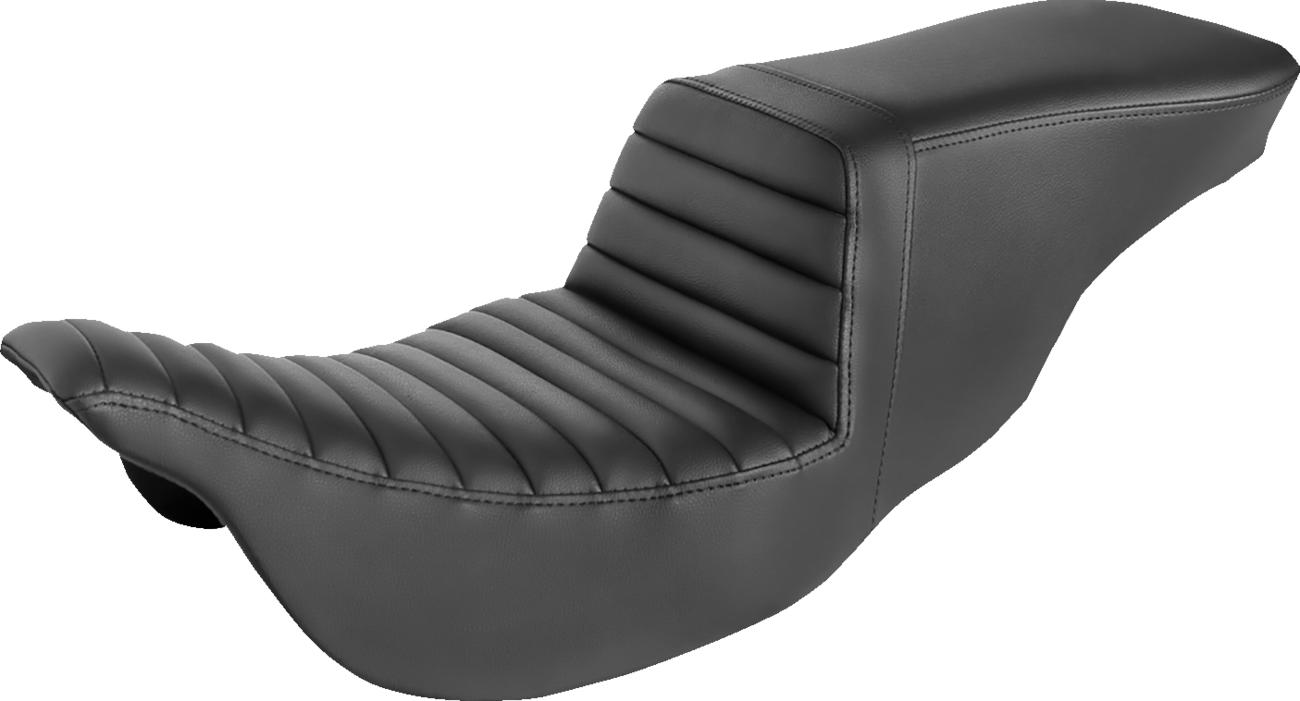 SADDLEMEN Tour Step-Up Seat - Tuck-n-Roll - Black - FL '08-'24 808-07B-191 — image 1