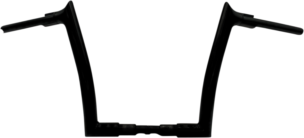 FAT BAGGERS INC. 1-1/2" EZ Install Pointed Top Handlebar - 12" - Black 808012-B — image 1