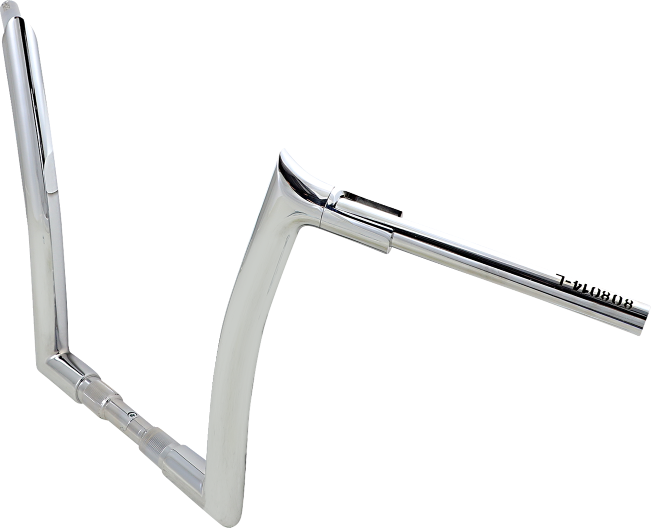FAT BAGGERS INC. 1-1/2" EZ Install Pointed Top Handlebar - 14" - Chrome 808014 — image 4