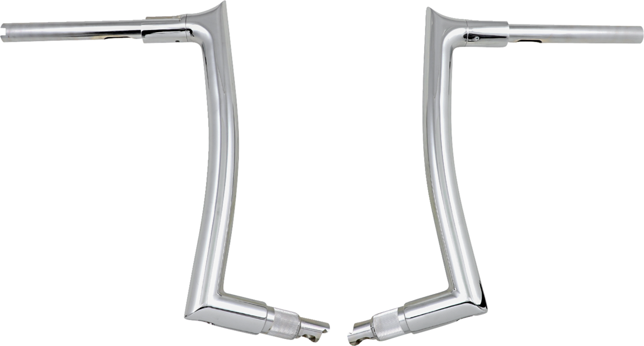 FAT BAGGERS INC. 1-1/2" EZ Install Pointed Top Handlebar - 14" - Chrome 808014 — image 5