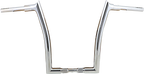 FAT BAGGERS INC. 1-1/2" EZ Install Pointed Top Handlebar - 16" - Chrome 808016 — image 1