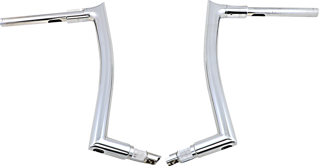 FAT BAGGERS INC. 1-1/2" EZ Install Pointed Top Handlebar - 16" - Chrome 808016 — image 2