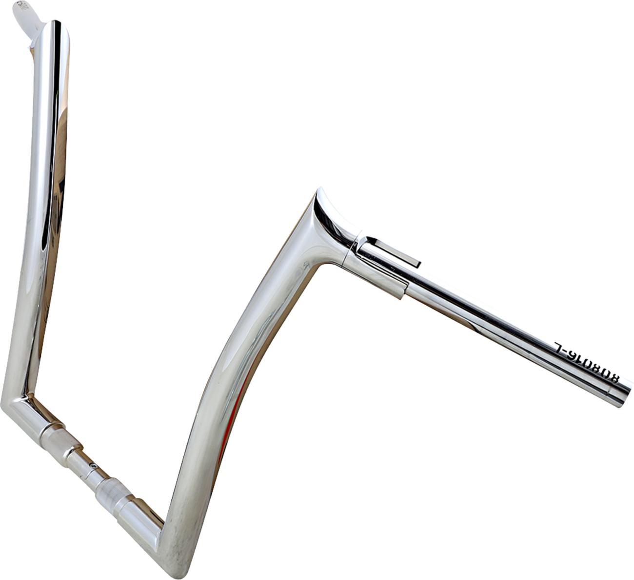 FAT BAGGERS INC. 1-1/2" EZ Install Pointed Top Handlebar - 16" - Chrome 808016 — image 3