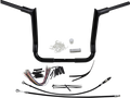 FAT BAGGERS INC. 1-1/2" EZ Install Pointed Top Handlebar Kit - 14" - Black 809114-B — image 1