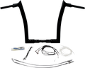 FAT BAGGERS INC. 1-1/2" EZ Install Pointed Top Handlebar Kit - 14" - Black 809614-B — image 1