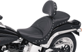 SADDLEMEN Explorer Special Seat - Studded - w/ Backrest - FL/FX '00-'06 8102J — image 1