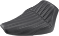 SADDLEMEN Knuckle Solo Seat - Ribbed - Black - FLS '12-'17 812-26-0023 — image 1