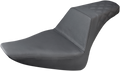 SADDLEMEN Step-Up Seat - Rear Lattice Stitch - Black - FLS 812-26-173 — image 1