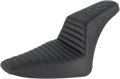 SADDLEMEN Step-Up Seat - Front Tuck-n-Roll/Rear Lattice Stitch - Black 812-26-176 — image 1