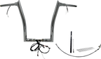 FAT BAGGERS INC. EZ Install Wired 1-1/2" Pointed Top Handlebar Kit - 16" - Chrome 812916 — image 1