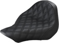 SADDLEMEN Renegade™ Solo Seat - Lattice Stitched - Black - FXSB '13-'17 813-27-002LS — image 1