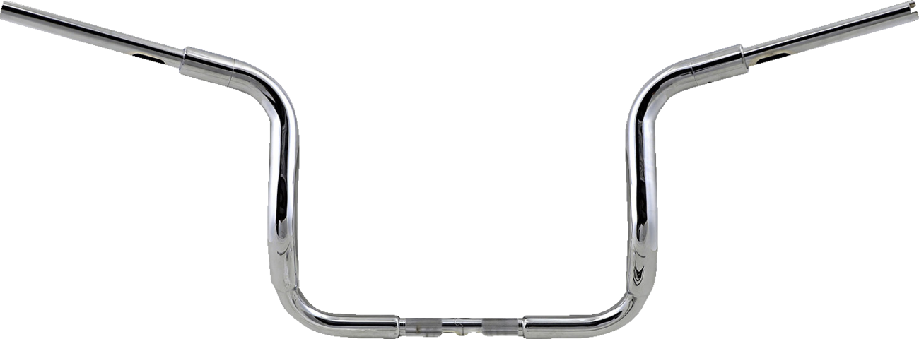 FAT BAGGERS INC. 1-1/2" EZ Install Rounded Top Handlebar - 12" - Chrome 813012 — image 1