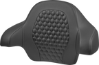 SADDLEMEN Tour Pack Backrest Pad - Honeycomb - Gray Stitching - FLH/FLT '14-'24 814-07-19002 — image 1