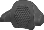 SADDLEMEN Tour Pack Backrest Pad - Honeycomb - Silver Stitching - FLH/FLT '14-'24 814-07-19005 — image 1