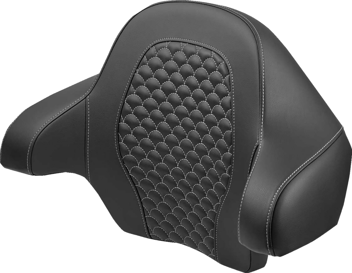 SADDLEMEN Tour Pak - Dragon Scale - Silver Stitch - FLH/FLT '14-'24 814-07-20905 — image 1