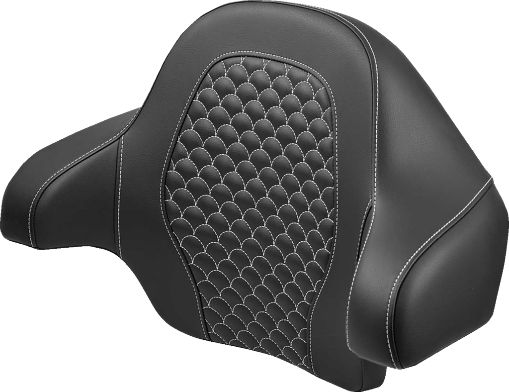 SADDLEMEN Tour Pak - Dragon Scale - White Stitch - FLH/FLT '14-'24 814-07-20906 — image 1