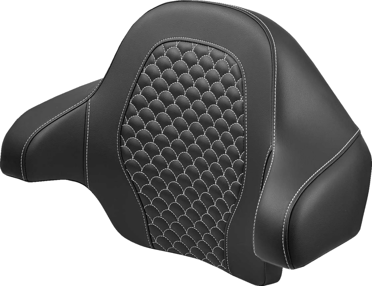 SADDLEMEN Tour Pak - Dragon Scale - White Stitch - FLH/FLT '14-'24 814-07-20906 — image 1