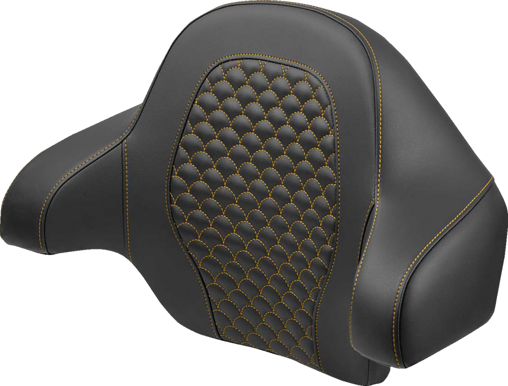 SADDLEMEN Tour Pak - Dragon Scale - Gold Stitch - FLH/FLT '14-'24 814-07-20907 — image 1