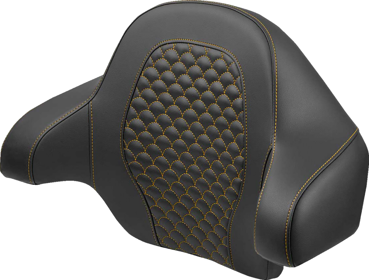 SADDLEMEN Tour Pak - Dragon Scale - Gold Stitch - FLH/FLT '14-'24 814-07-20907 — image 1