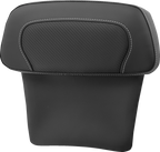 SADDLEMEN Chopped Tour Pak Backrest Pad - RoadSofa™ - Carbon Fiber Inset - FLT/FLH '14-'23 814-07-CPACK-CF — image 1