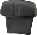 SADDLEMEN Chopped Tour Pak Backrest Pad - Dominator - Black w/ Carbon Fiber Inset - FLT/FLH '14-'23 814-07-CPACK-D — image 1
