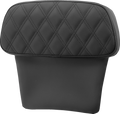 SADDLEMEN Chopped Tour Pak Backrest Pad - Step-Up - Black w/ Black Lattice Stitch - FLT/FLH '14-'23 814-07-CPACK-SU — image 1