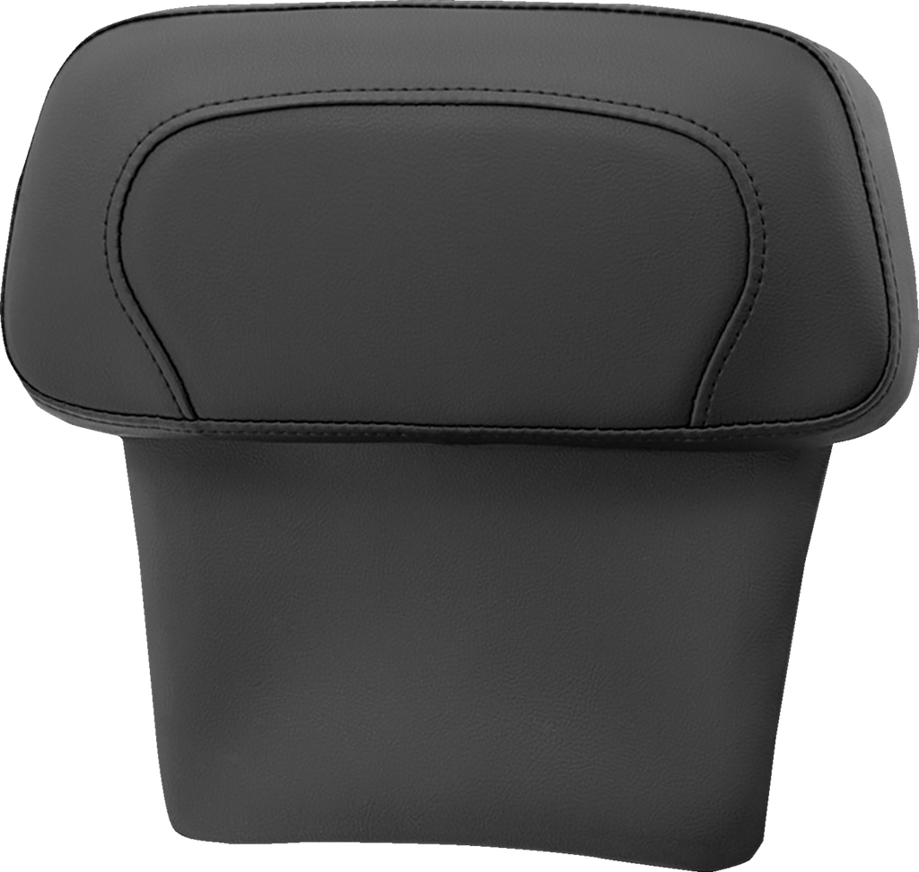 SADDLEMEN Chopped Tour Pak Backrest Pad - Step-Up - Black w/ Black Lattice Stitch - FLT/FLH '14-'23 814-07-CPACK-SU — image 2