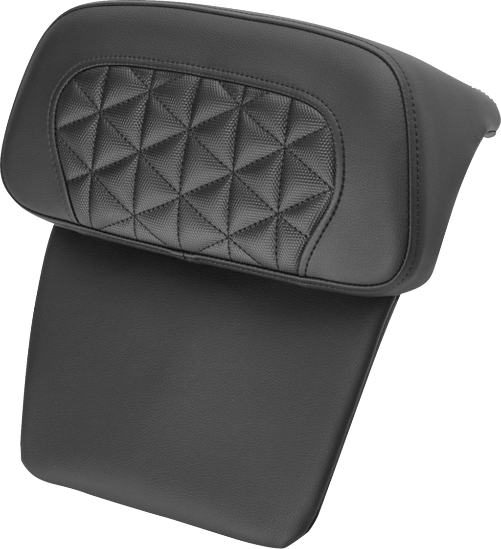 SADDLEMEN Chopped Tour Pak Backrest Pad - Tri-Gripper - FLH/FLT '14-'25 814-07C-21100 — image 1