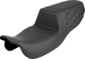 SADDLEMEN Step-Up Seat - Rear Lattice Stitch - FLRT/FLTRT '15-'25 815-07-173 — image 1