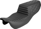 SADDLEMEN Step-Up Seat - Front Tuck-n-Roll/Rear Lattice Stitch - FLRT/FLTRT '15-'25 815-07-176 — image 1