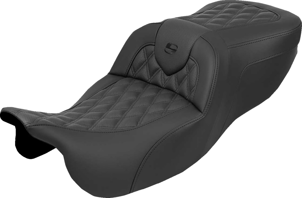 SADDLEMEN Roadsofa™ Seat - without Backrest - Lattice Stitch - FLRT/FLTRT '15-'25 815-07-182 — image 1