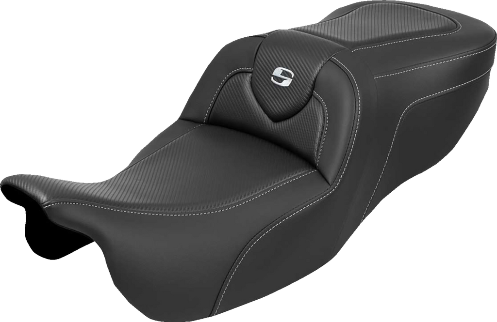 SADDLEMEN Roadsofa™ Seat - without Backrest - Carbon Fiber - FLRT/FLTRT '15-'25 815-07-185 — image 1