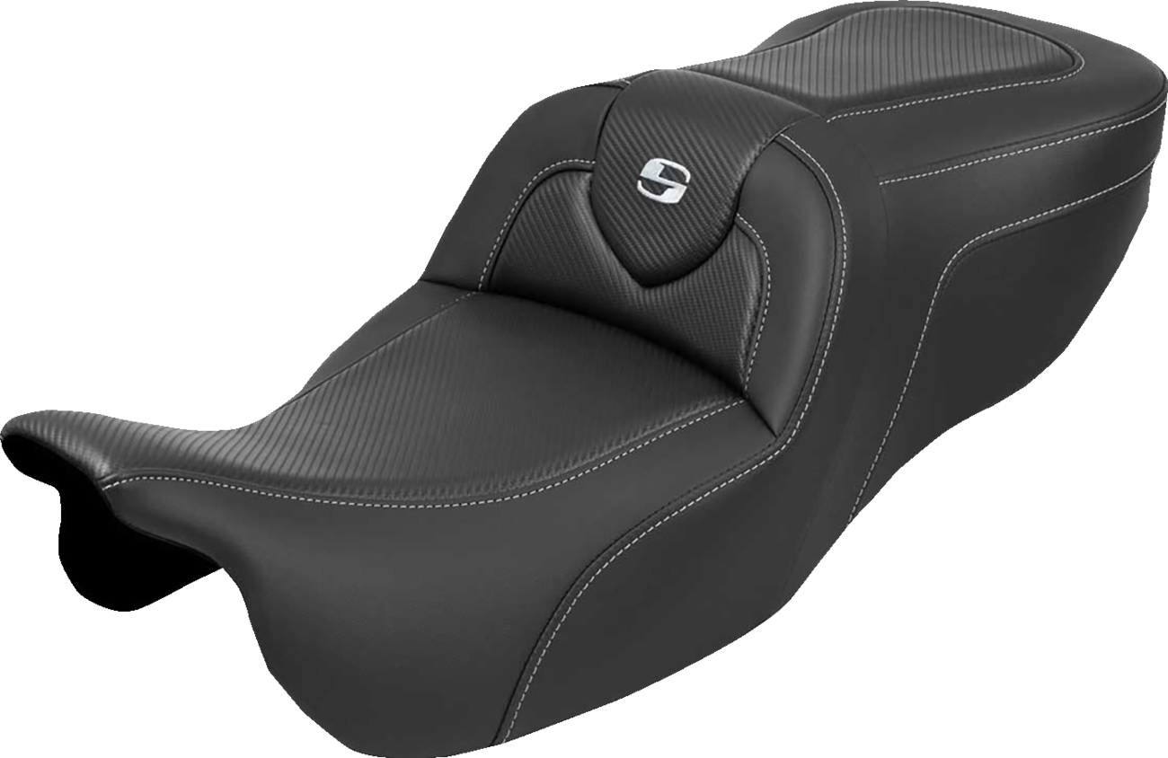 SADDLEMEN Roadsofa™ Seat - without Backrest - Carbon Fiber - FLRT/FLTRT '15-'25 815-07-185 — image 1
