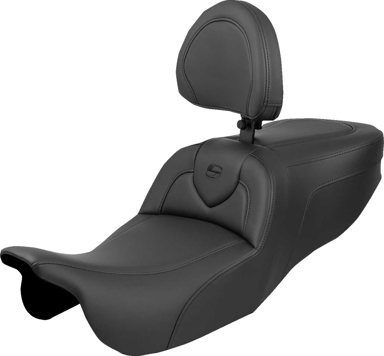 SADDLEMEN Roadsofa™ Seat - with Backrest - Plain - FLRT/FLTRT '15-'25 815-07-187BR — image 1