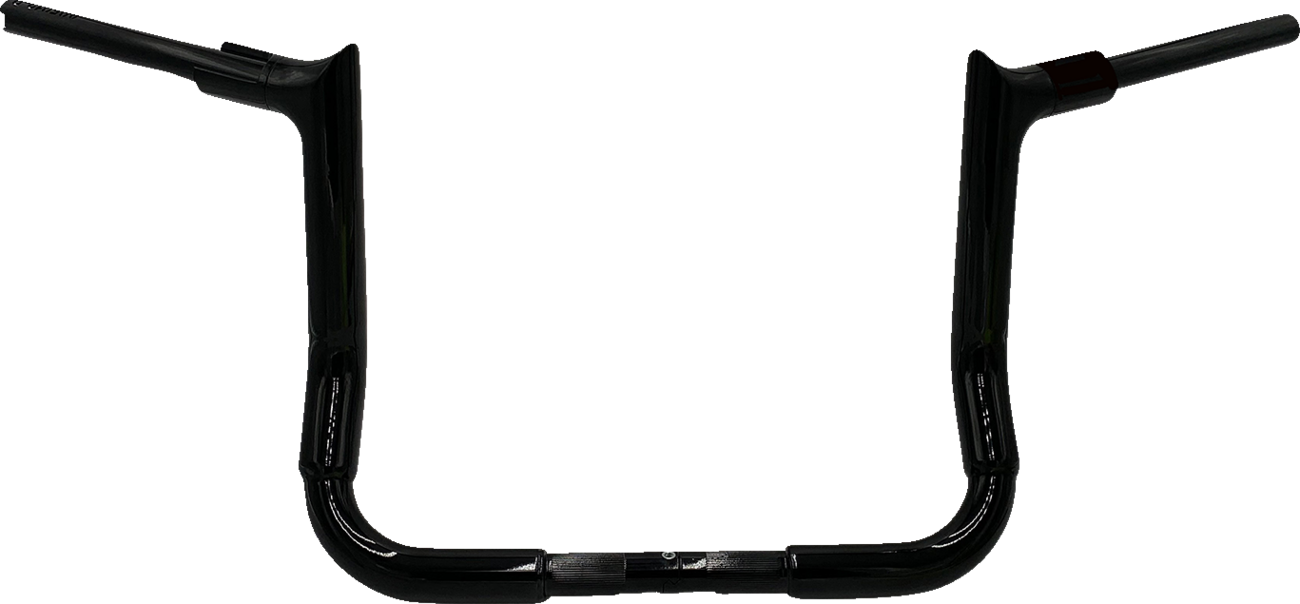 FAT BAGGERS INC. 1-1/2" EZ Install Pointed Top Handlebar - 12" - Black 815012-B — image 1